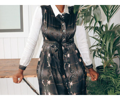 Elegant Silk Wrap Dress by House of Kerry