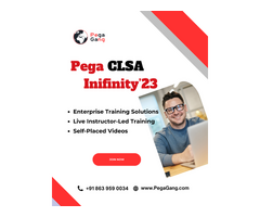 Pega Infinity’23 CLSA Online Course – Certified Pega Lead System Architect Version '23 Training